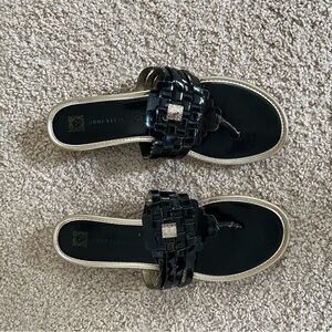 Anne Klein Women's Black Sandals